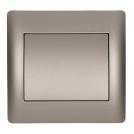 ELMARK - 11024 - ONE BUTTON TWO WAY SWITCH GREY METALLIC RHYME