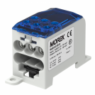 MOREK - Разпределителен клемен блок СИН 1P 200A OJL200A вх. Al/Cu 1x70 изх. 6x16mm²  MAB1201B10