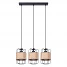 SOLLUX - Пендел GIZUR 3P черна SL.1301 3xE27 3x15W IP20