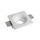 V-TAC - GU10 Fitting Square Gypsum White SKU 3674 VT-714 