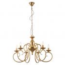 INCANTI - pendant  luminaire CIRCE ICI C6 23  CAND 6x42W E14 BRONZE