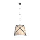 ELMARK - ELIZABETH PENDANT 1xE27 NICKEL 955ELIZABETH1/NI