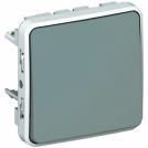 LEGRAND - Switch Plexo IP55 - 2-way - 10 AX 250 V~ - modular - grey  69511