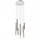 REDO GROUP - Пендел MADISON 01-2053 SU LED 32W 3000K RD  S/CP+AL+BK+CF
