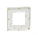SCHNEIDER ELECTRIC - NU280259M New Unica - cover frame - 1 gang - 1 x 2 modules - gold/ white mirror surface (2)