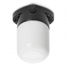 THPG - Ceiling light porcelain black LISILUX black S opalized E27 IP54 101322