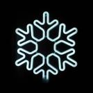 ACA LIGHTING - LED неонов светещ маркуч, мотив снежинка, студено бяла светлина 6W/m, външна употреба IP44 X0830024111