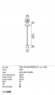 REDO GROUP - Пендел OBO SU P01-2358 PENDANT SU LED ROSE GOLD WITHOUT CANOPY AND DRIVER (1)