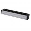 DIGITEL - Desk module Inox, Shuko, 3x socket 1х USBX2 UPD (1)