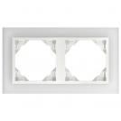 EFAPEL - DOUBLE FRAME GLASS/ICE 90920 TCG LOGUS 90 Crystal