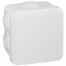 LEGRAND - Junction box surface mounting 105x105x55mm IP55 IK07 color White Plexo 92023