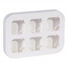 LEGRAND - 7 824 96 Workstation to be equipped Forix - horizontal or vertical mounting - 6 gang