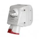 SCAME - Industrial contact with switch 0/I 3P+E 16A IP44 series Optima model Combi 513.1656TS