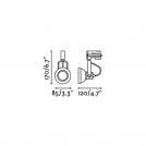 FARO - LED track projector RING 40562 GU10, 8W (1)