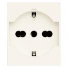 VIMAR - SICURY 2P+E 16 A 250 V~ universal socket outlet, Italian standard P40, white - 2 modules 30210.B