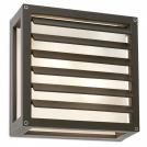 REDO GROUP - Аплик влагозащитен BRICK GLASS 9894  AP/PL E27 2X42W IP54 DG (SQ) decor