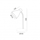 ACA LIGHTING - table luminaire SF1309G TABLE LAMP E27 40W GREY MAUI (1)