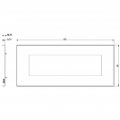 VIMAR - 22657.13 - Plate 7M metal brushed black (1)