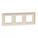 SCHNEIDER ELECTRIC - NU200644 cover frame - 3 gangs - 3 x 2 modules - ivory (2)
