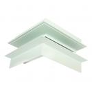 ACA LIGHTING - OUTER ANGLE FOR MAGNETIC TRACK LINE RECESSED MOUNTED MT90OUW MATTE WHITE