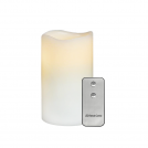 ACA LIGHTING - декоративна лампа WHITE WAX F0711516 1 LED LIGHT WITH BATTERY (2xAA) & ON/OFF IR REMOTE CONTROLLER, WARM WHITE, IP20