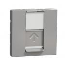 SCHNEIDER ELECTRIC - NU341130 Cat. 5 UTP socket aluminium 2 modules