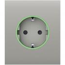 AJAX - Smart Schuko central socket faceplate, mica, CenterCover 59969.162.OY
