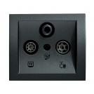 PANASONIC - TV-Rad-Sat Socket, Cover WBTR0464-5BL
