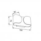 ACA LIGHTING - Аплик WALL & CEILING LUMINAIRES L35049 (1)