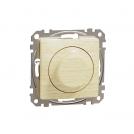 SCHNEIDER ELECTRIC - SDD180502 Sedna Design & Elements - LED rotational dimmer, 5- 200W, birch