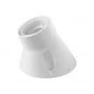 VIVALUX - Lamp holder Е27 IP20 white 1041/B leaned VIV001623 
