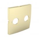 EFAPEL - Face plate for R - TV sockets GOLD 90776 TDU LOGUS 90