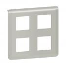 LEGRAND - Plate Mosaic - 2 x 2 x 2 modules - alu 79338L
