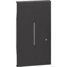 BTICINO - KG33M2 Lightable cover for connected Connected Dimmer/Switch item K4411CM2 - 2 modules - black