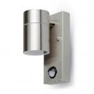 V-TAC - 7502 VT-7621PIR GU10 WALL FITTING WITH SENSOR,STAINLESS STEEL BODY-1 WAY IP44