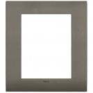 VIMAR - 19668.80 - Classic plate 8M technopolymer Metal