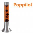 RABALUX - Lava lamp ↕37.5cm,Ø5.5cm   76026  POPPILOL ⚡ LED 25W ⚡ 34lm ⚡ 3000К ⚡ 230V ⚡ IP20 ✴ Silver/Clear/Orange/Purple