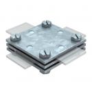 OBO BETTERMAN - DIN cross-connector for flat conductor, with intermediate plate 