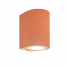 ACA LIGHTING - MK0521RTC ^ROUND WALL MOUNTED LUMINAIRE IP65 GU10 TERRACOTTA CEMENT