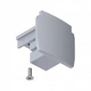 PAULMANN - Капачка за шина 91382 ProRail3 connector end cap set of ✴1 х 35x31.5mm.✴Сребро 