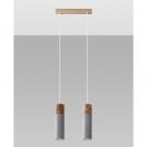 SOLLUX - Pendant ZANE 2 grey SL.0966 (1)