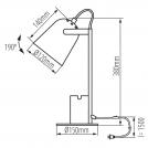 KANLUX - Desk lamp RAIBO E27 B - 36280 (9)