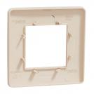 SCHNEIDER ELECTRIC - NU200244 New Unica - cover frame - 1 gang - 1 x 2 modules - ivory (2)