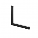 ACA LIGHTING - LED MAGNETIC TRACK LIGHT WITH VERTICAL INNER BEND 48V DC 20W 3000K 1600LM 110° OSRAM RA90 L330*330MM LUCCA90IN2030B