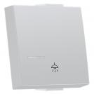 ACA LIGHTING - MODYS BUTTON WITH INDICATOR & LIGHT SYMBOL 2M. IVORY 10101331902
