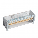 MOREK - Разпределителен клемен блок Moblock 2P 125A-15 2x35 + 2x25 + 11x6mm²  MAB2126A18