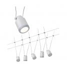 PAULMANN - 3980  LED cable system TunLED basic set ✴ 5x150lm ⚡5x4W ⚡2700K ~230/12V✴white/chrome matt