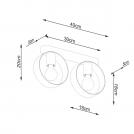 SOLLUX -  SL.1135 Ceiling lamp TITRAN 2 white (2)