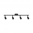 PAULMANN - Spotlight  66758  CAROLINA⚡GU10⚡230V⚡max. 4x10W dimmable✴Black matt