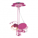 ACA LIGHTING - Пендел за детска стая пчела BEE PINK HONEY MD20081A
